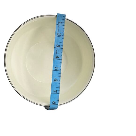 Vintage Tabletops Unlimited Kensington Garden Enamelware Bowls - Set of 2 - Picture 11 of 11